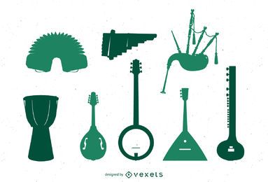 Misc music instruments of the world Misc music instruments of the world