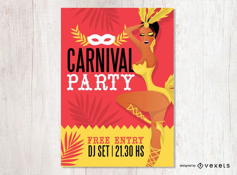 Carnival party flyer design Carnival party flyer design