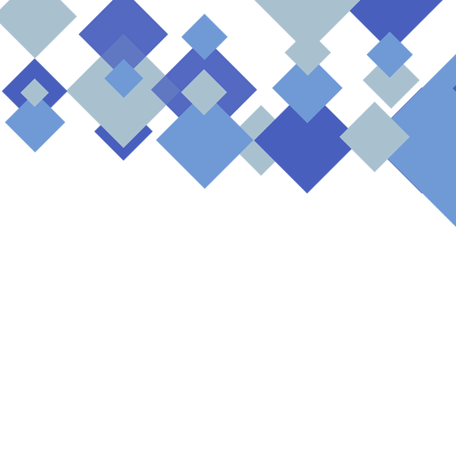 Abstrakter blauer quadratischer Hintergrund PNG-Design