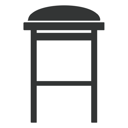 Bar stool flat icon PNG Design