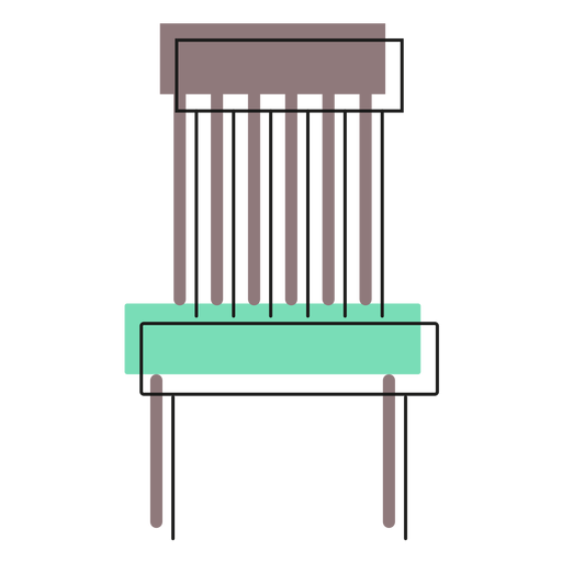 ?cone de cadeira b?sica Desenho PNG
