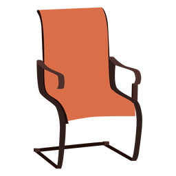 Dibujos animados de silla de descanso Diseño PNG
