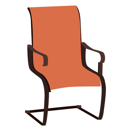 Resting chair cartoon PNG Design