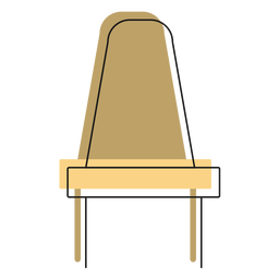 Dining chair icon Transparent PNG