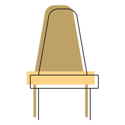 Ícone de cadeira de jantar Desenho PNG