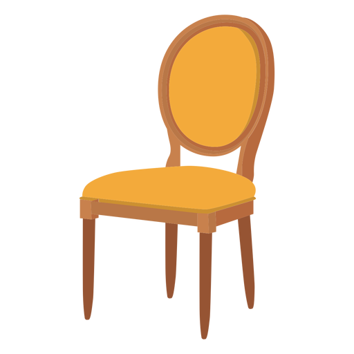 Louis chair cartoon PNG Design