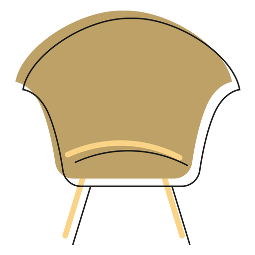 Modern side chair icon - Transparent PNG & SVG vector file