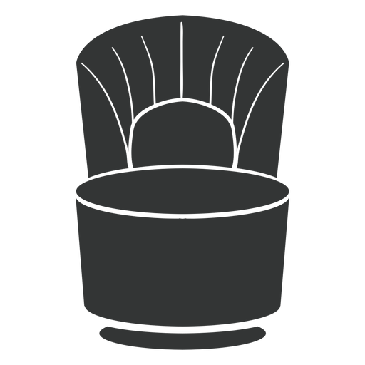 Poof mit flacher Rückseite Symbol PNG-Design