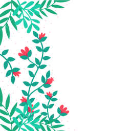 Fondo de vides de flor roja Diseño PNG