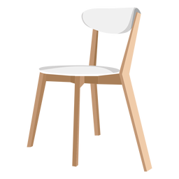 Side chair icon PNG Design
