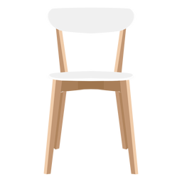 Ilustración de silla lateral Diseño PNG