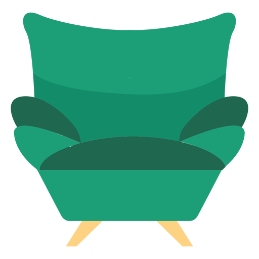 Ícone de poltrona de sofá Desenho PNG
