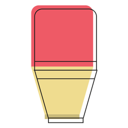 Icono de silla de respaldo cuadrado Diseño PNG