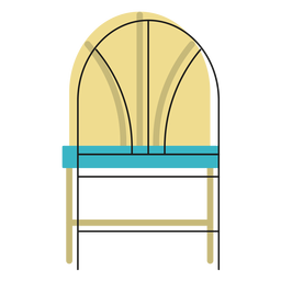 Wheat back chair icon PNG Design Transparent PNG