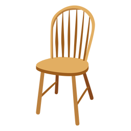 Windsor Chair Cartoon PNG & SVG Design For T-Shirts