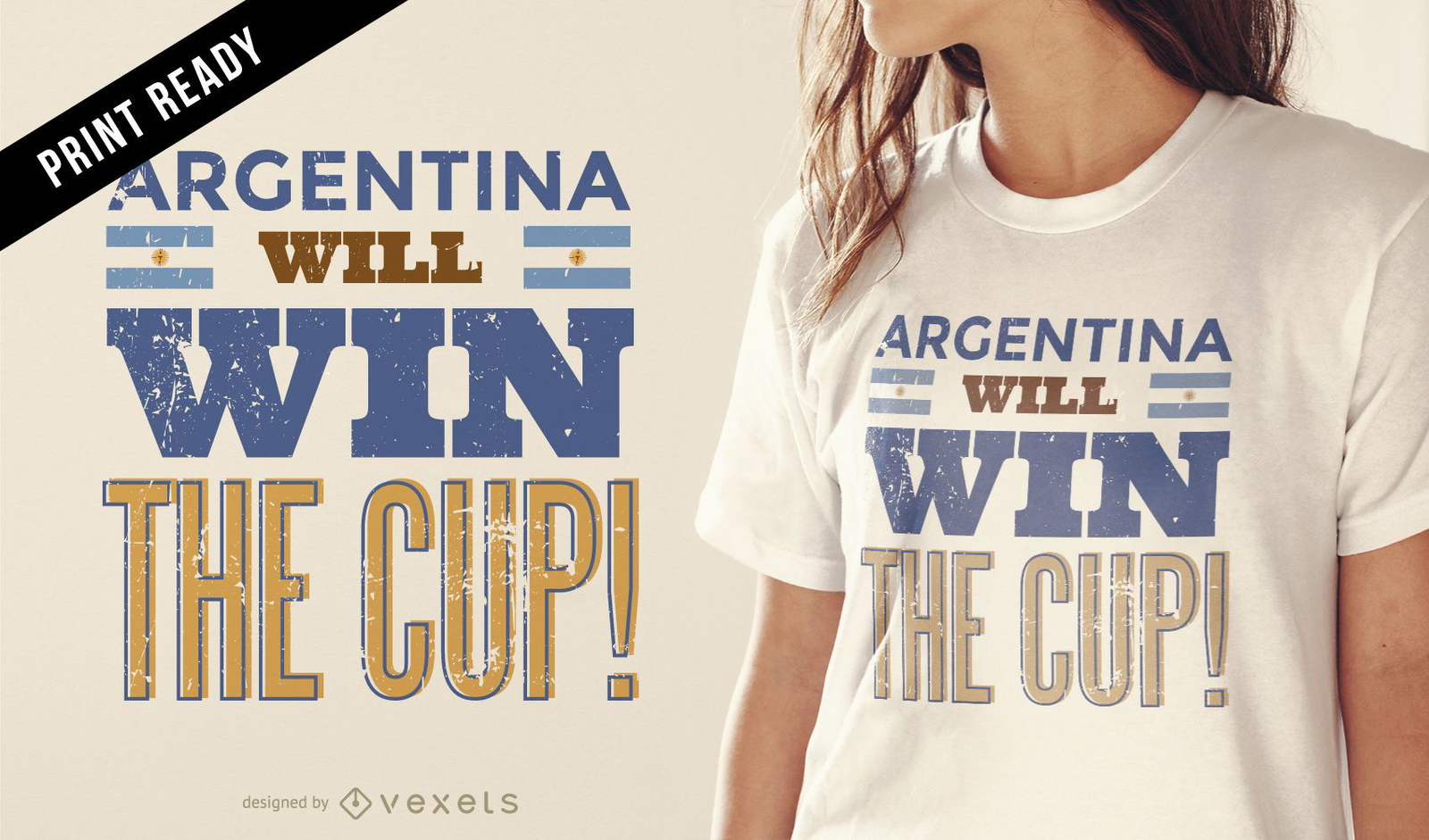 Design de camiseta da Copa da Rússia da Argentina