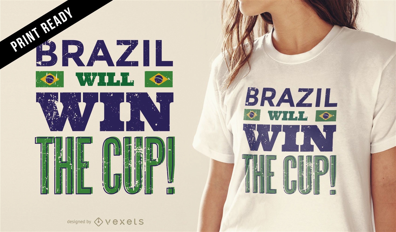 Brasilien-Russland-Cup-T-Shirt-Design
