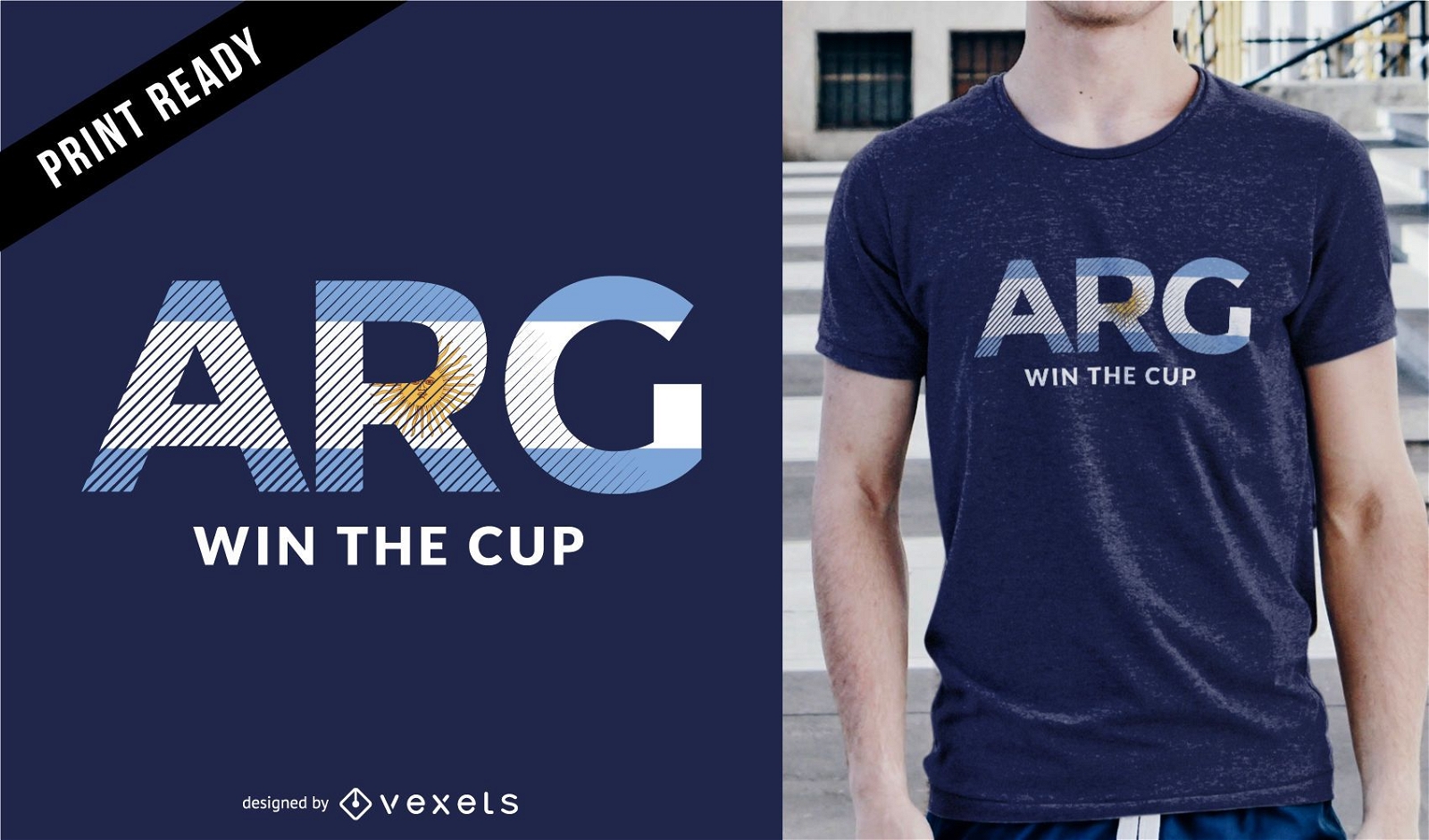 Design de camiseta da Copa da R?ssia Argentina