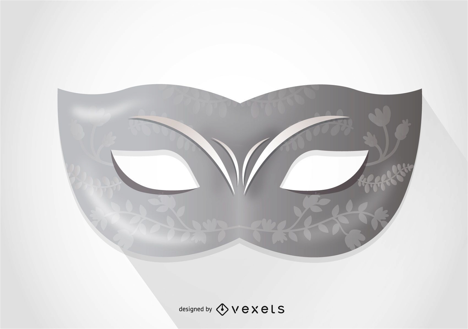 Minimalist Venice carnival mask