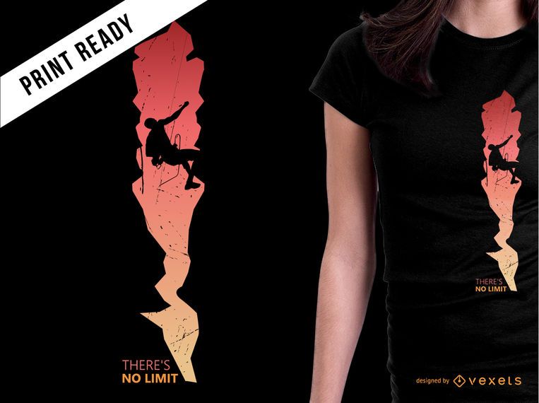 Diseño de camiseta de silueta de montaña. Diseño de camiseta de silueta de montaña.
