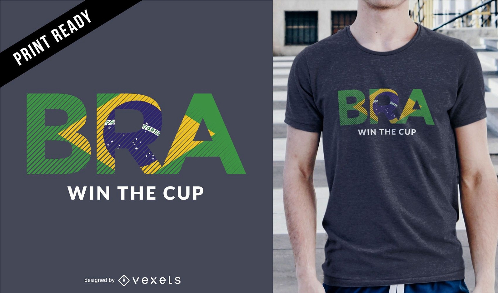 Design de camiseta da Copa da R?ssia Brasil