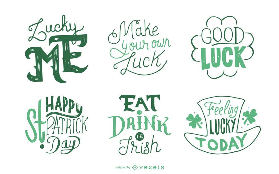 St Patrick's set of badges St Patrick's set of badges