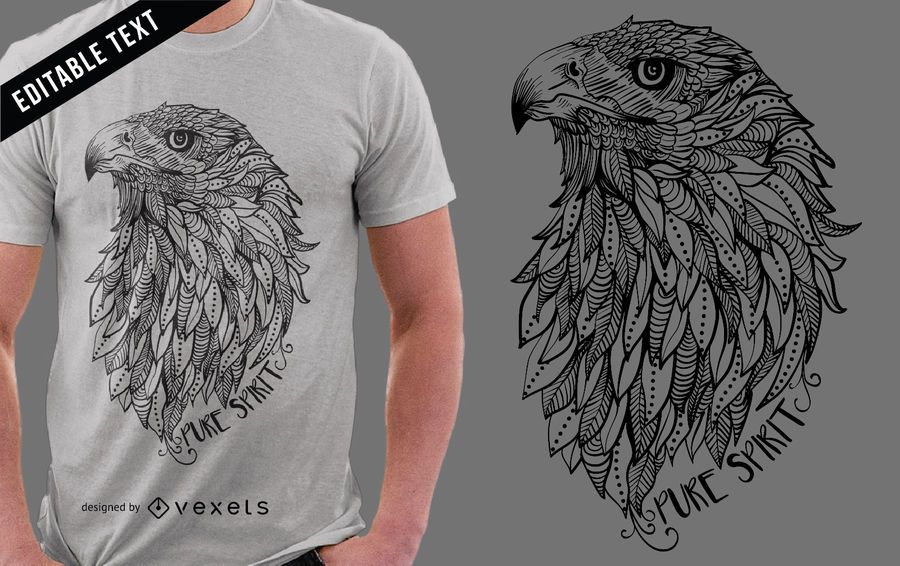 Eagle illustration t-shirt design Eagle illustration t-shirt design