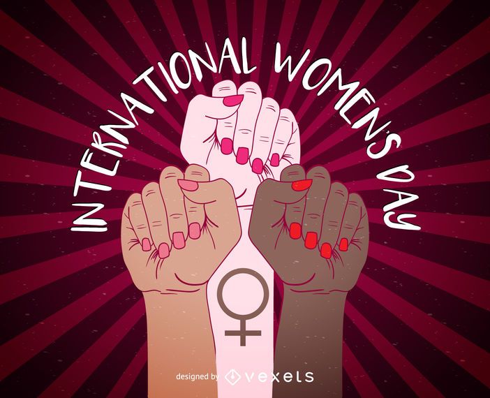 International Women's Day poster design - Vector download