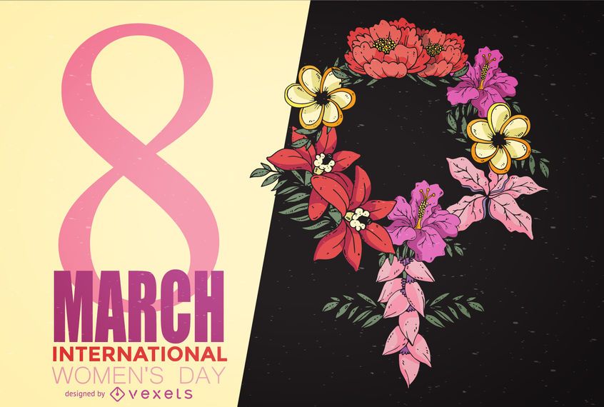 8 March Women's Day poster 8 March Women's Day poster