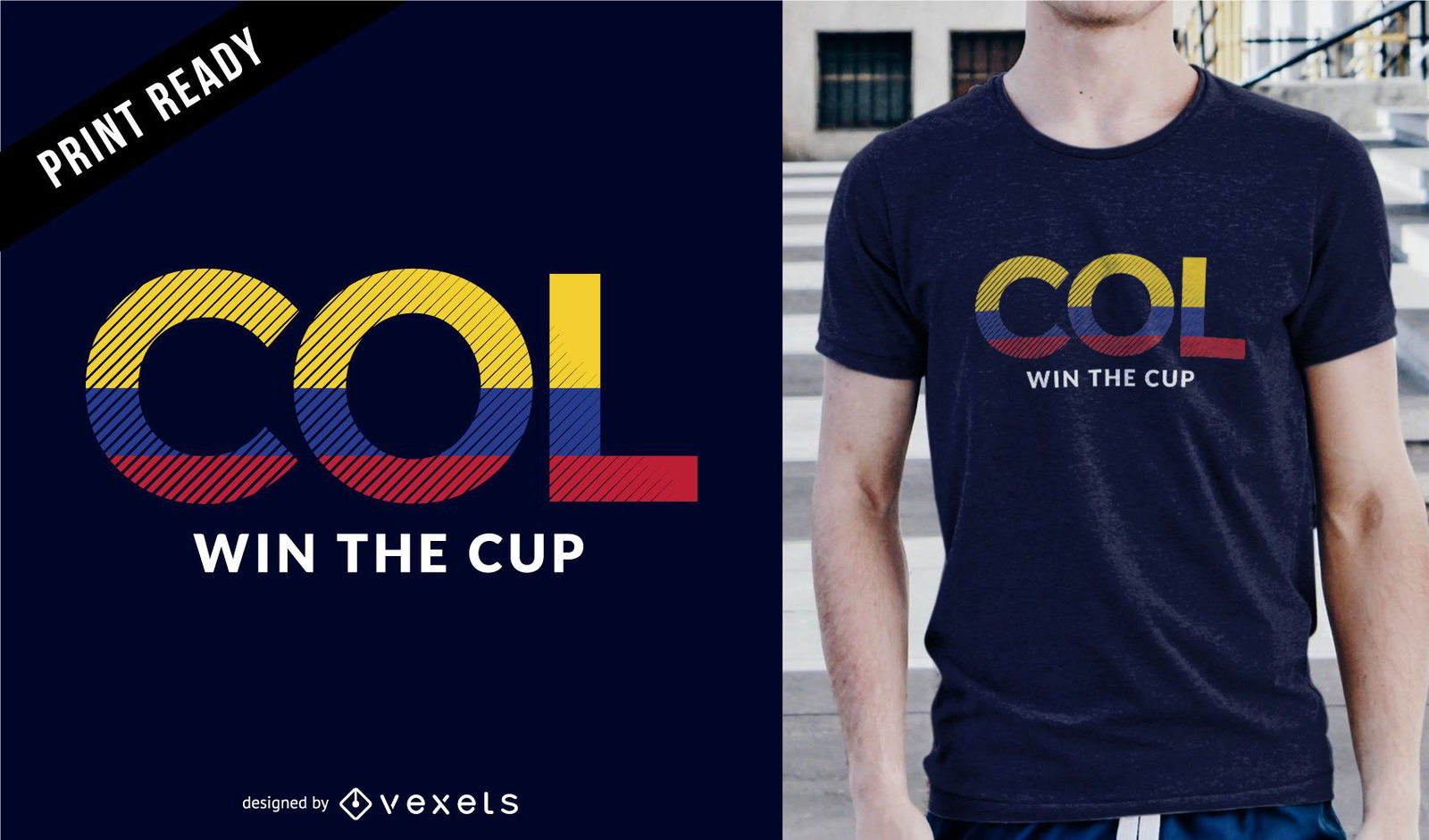 Colombia gana el diseño de camiseta de copa.