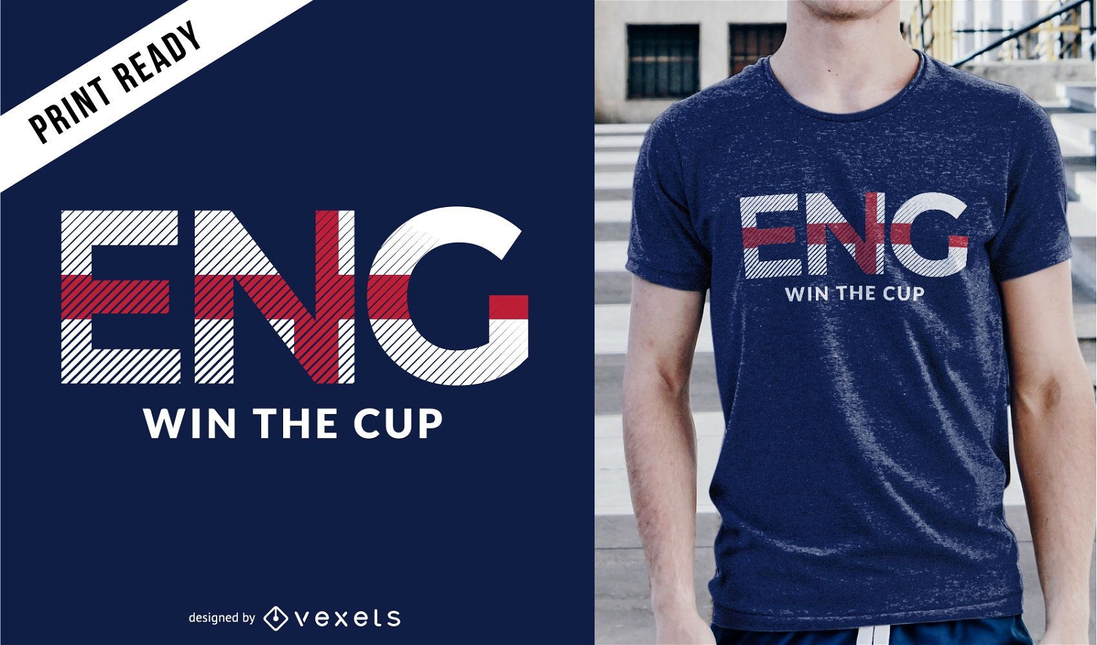 Diseño de camiseta de Inglaterra de la copa de fútbol de Rusia