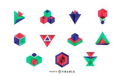Abstract logo template collection
