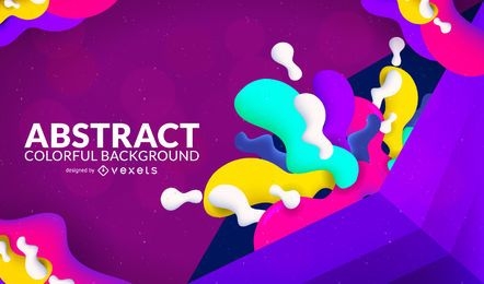 colorful abstract background design - abstract fortnite background