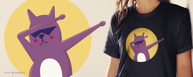 Funny cat dab t shirt design Funny cat dab t-shirt design
