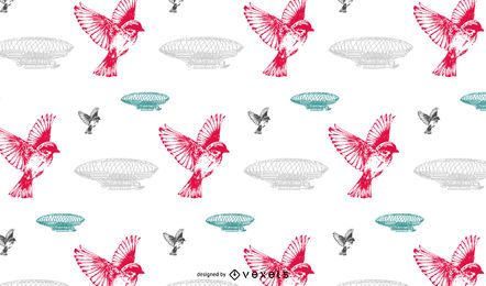Seamless vintage pattern design Seamless vintage pattern design