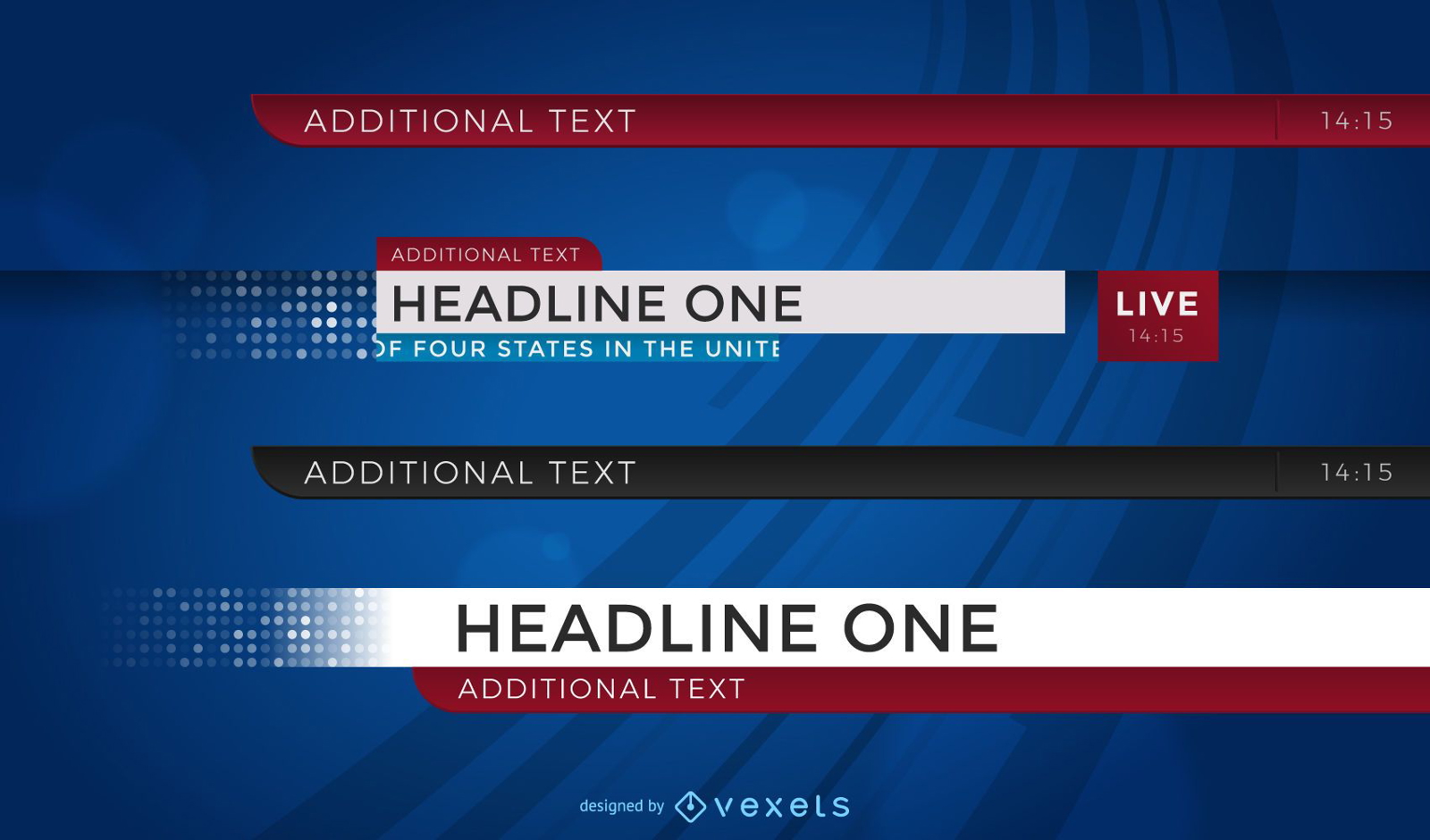 news-headlines-set-vector-download