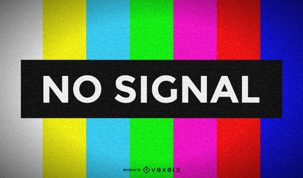Television no signal screen Television no signal screen