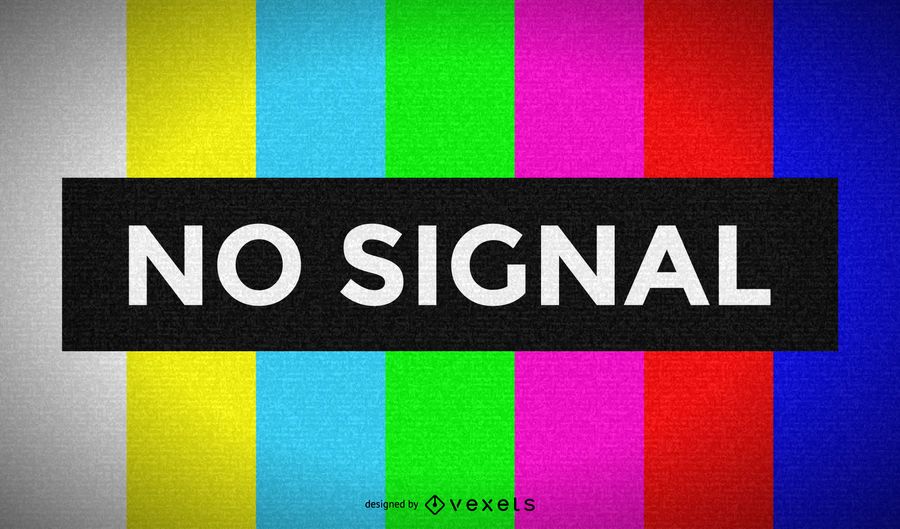 Televisión sin pantalla de señal. Televisión sin pantalla de señal.