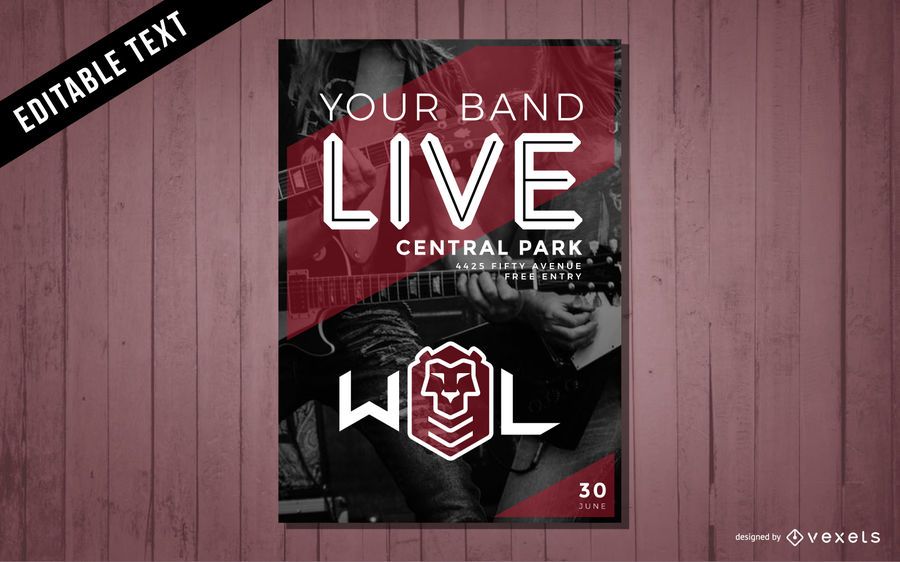 Music concert poster design Music concert poster design