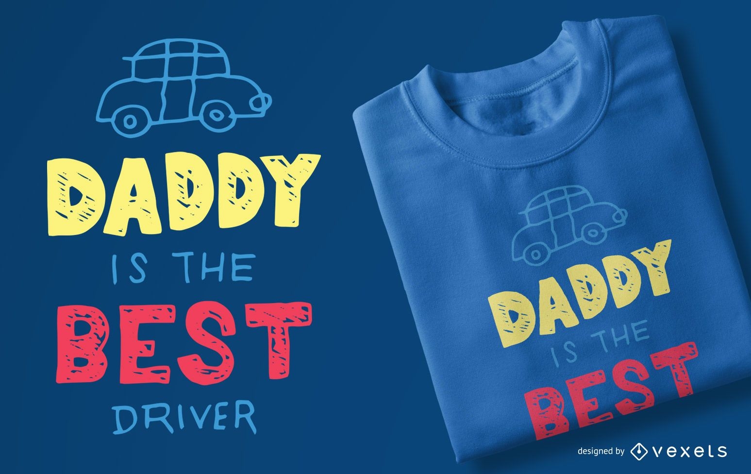 Bester Fahrer Kinder T-Shirt Design