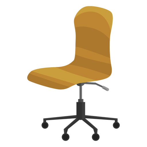 Armless office chair clipart PNG Design