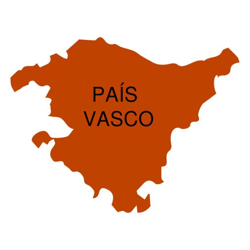 Basque country autonomous community map