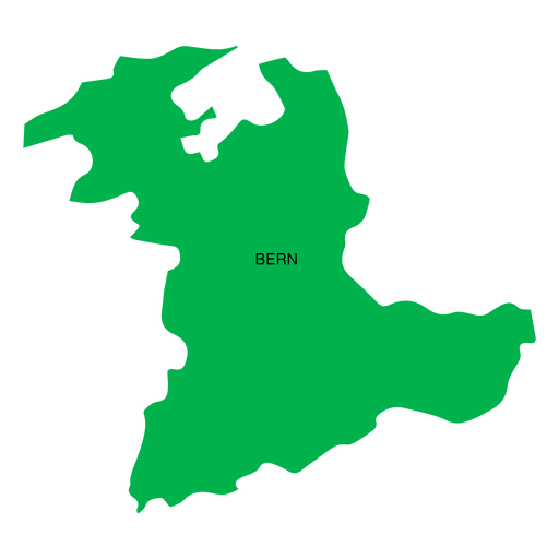 Bern canton map