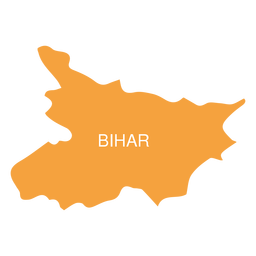Bihar state map PNG Design