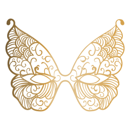 Butterfly carnival mask icon Butterfly carnival mask icon