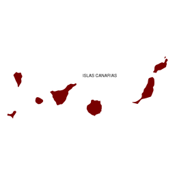 Canary islands autonomous community map PNG Design Transparent PNG
