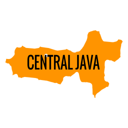 Central Java Province Map PNG & SVG Design For T-Shirts