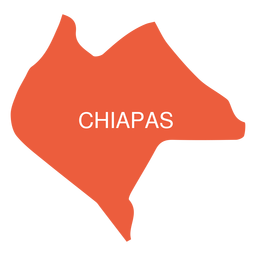 Mapa del estado de chiapas Diseño PNG