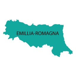Emilia romagna region map PNG Design