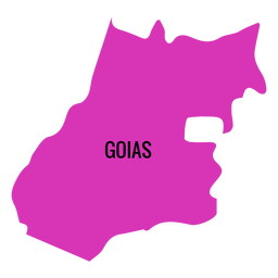 Goias state map PNG Design Transparent PNG